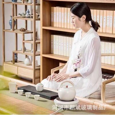 小坐C1净电陶炉茶炉家用小型迷你电热炉铁壶烧水玻璃壶煮茶器