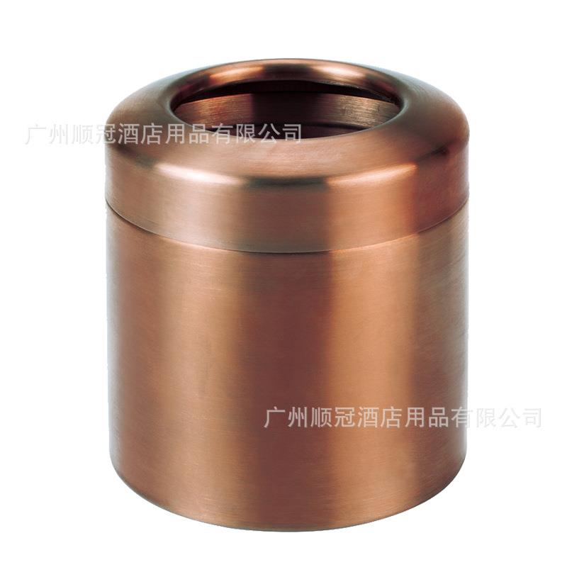 南方GPX-205E台面果皮桶桌面垃圾桶不锈钢果皮桶ktv桌上小垃圾桶