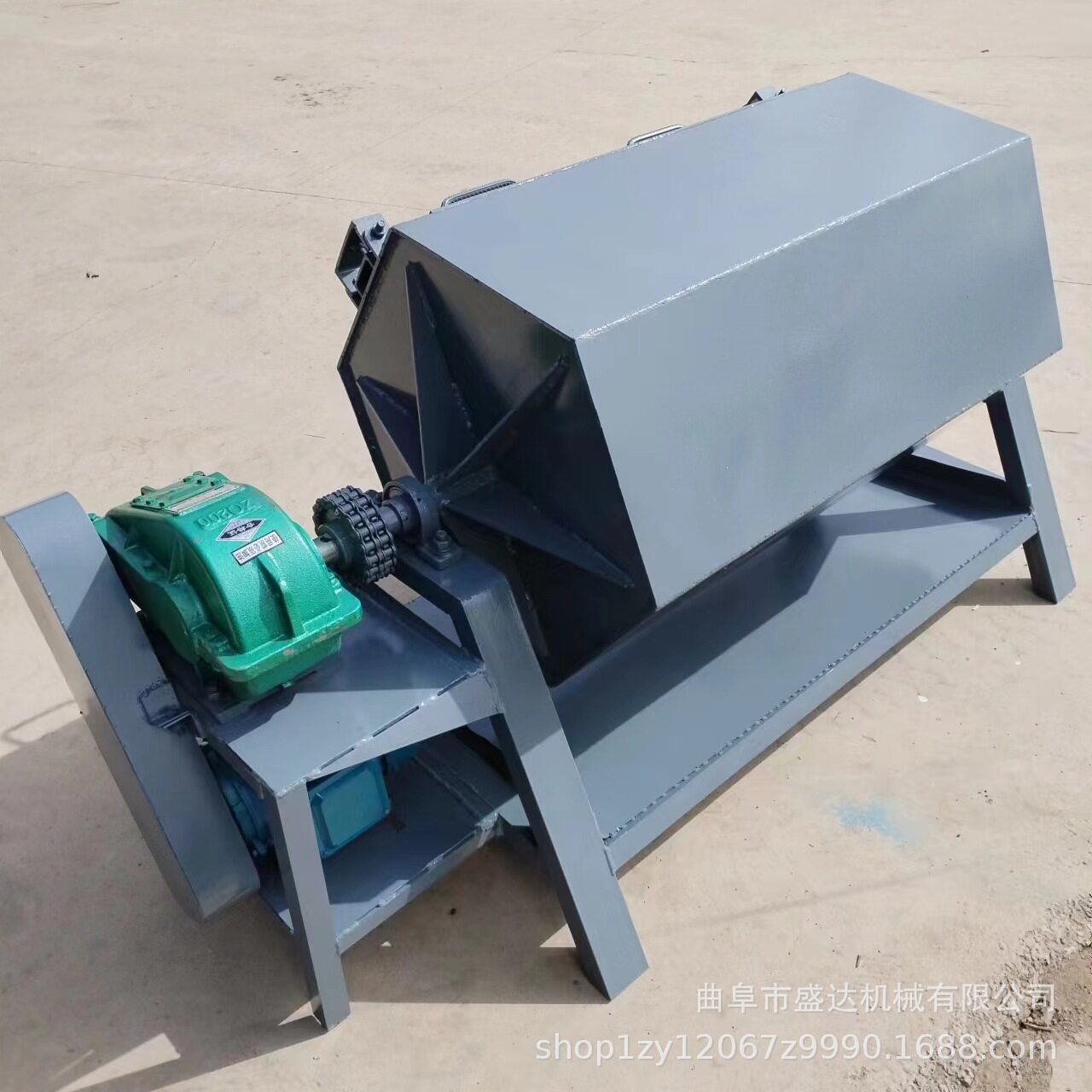 100升不锈钢六角滚筒震磨抛光