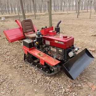乘坐式履带旋耕机多功能微耕机水旱两用小型农用耕田犁地翻土机