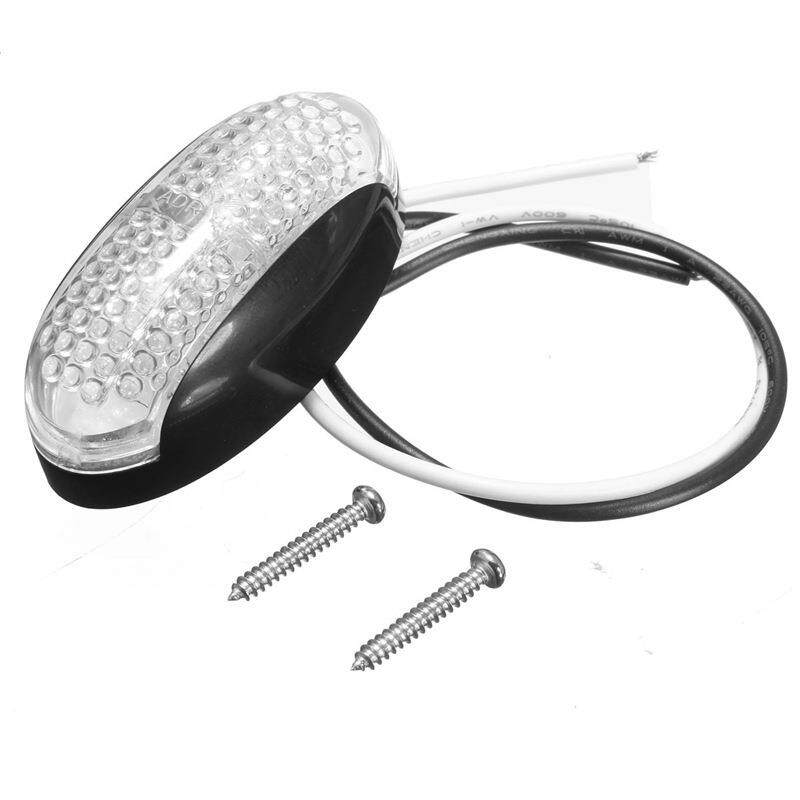 4LED高亮食人鱼灯LED双色边灯转向灯卡车边灯宽电压12-24V