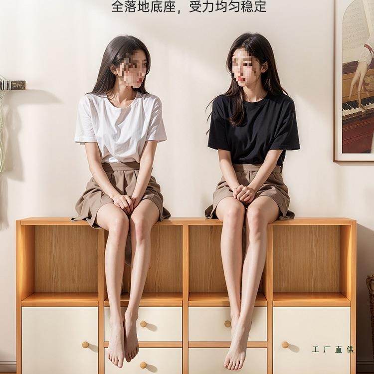 实木书柜一体靠墙置物柜沙发边柜客厅隔断收纳多层储物柜床边柜子,电子元器件市场,其它元器件,淘宝优惠券,粉丝福利购,淘宝优惠卷