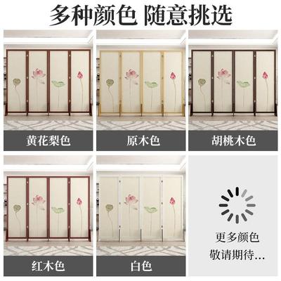 2025新款实新木国中风屏风隔断客厅叠移动中式折办公985室卧室