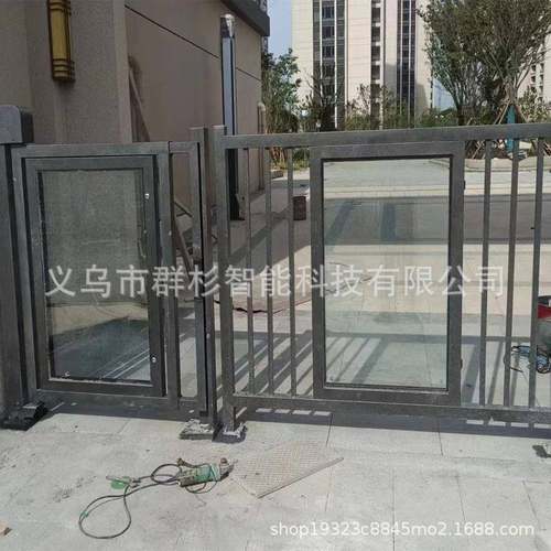 广告门小门KVP人行通自道工栏厂人员识别门禁刷小区电动动卡进出