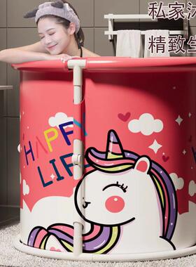 免装DAV大折叠泡澡桶成安户人家用人全身浴缸儿童洗澡桶小型可折