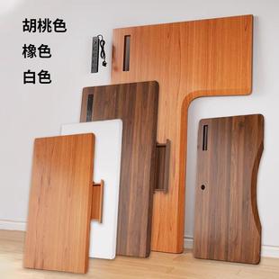 橡胶木实木桌桌面板加厚3升cmREB烤漆原木板餐面板桌电脑桌降书桌