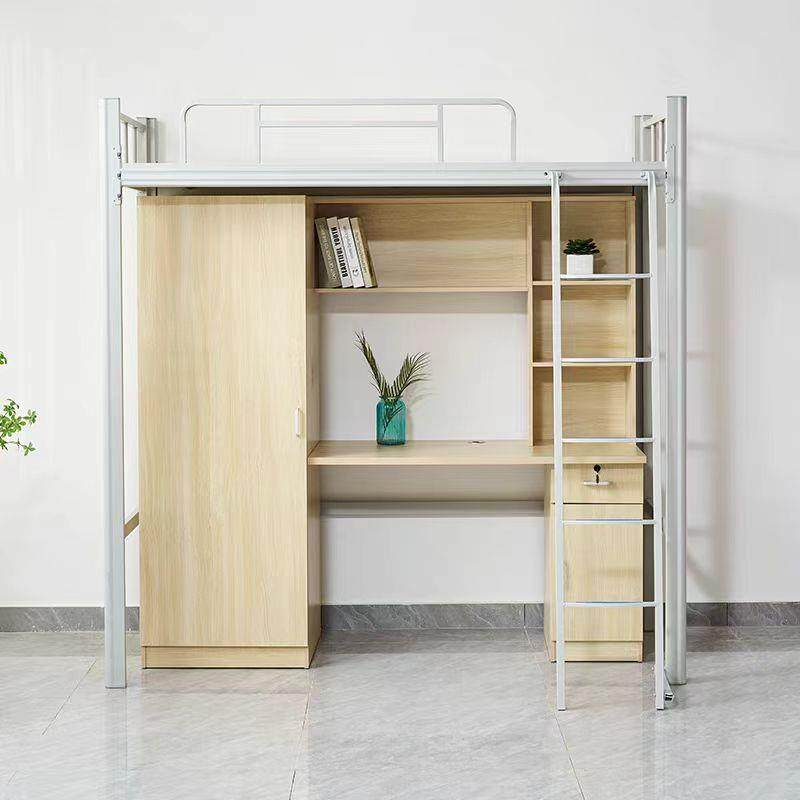 上床下高桌学生宿舍上床下桌床低床上下铁铺公寓双层床带书桌床双