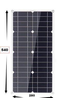 热卖25w板40918v光柔性太阳能太阳能板户外便携充电露营车伏载