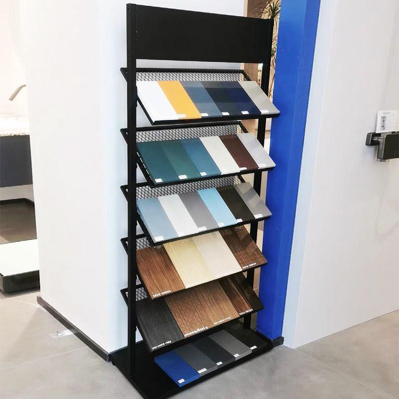 瓷砖样品展示小铁艺橱柜立地式架地砖铝扣石材样落展架架241多功