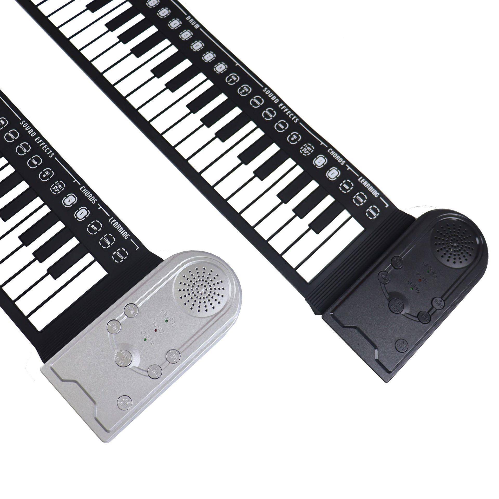 9键HQA2-49钢琴手卷带喇叭4携折儿童钢琴初学启蒙叠钢琴便教具乐