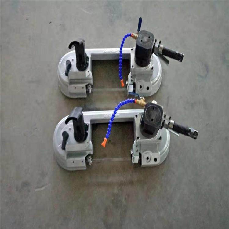 生产YC-321矿用气动线便携式无花带锯乳锯化火液线乳化锯液带锯