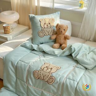 ?抱子两枕用午休加厚被汽F$ph(&aq车折车用枕头办公室午睡毯叠子