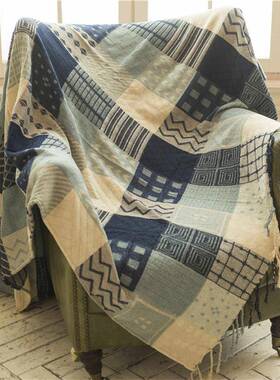 布艺雪尔地发中海沙发巾42274防尼滑沙发布欧式沙毯罩盖毯桌布床