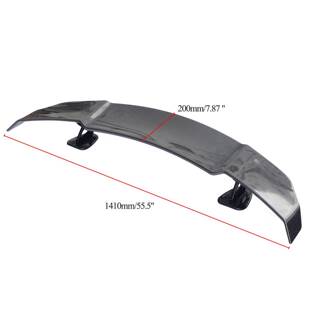 汽车通用改GT装大尾翼亮碳纤厢三车用通免打孔高脚定风翼扰19081