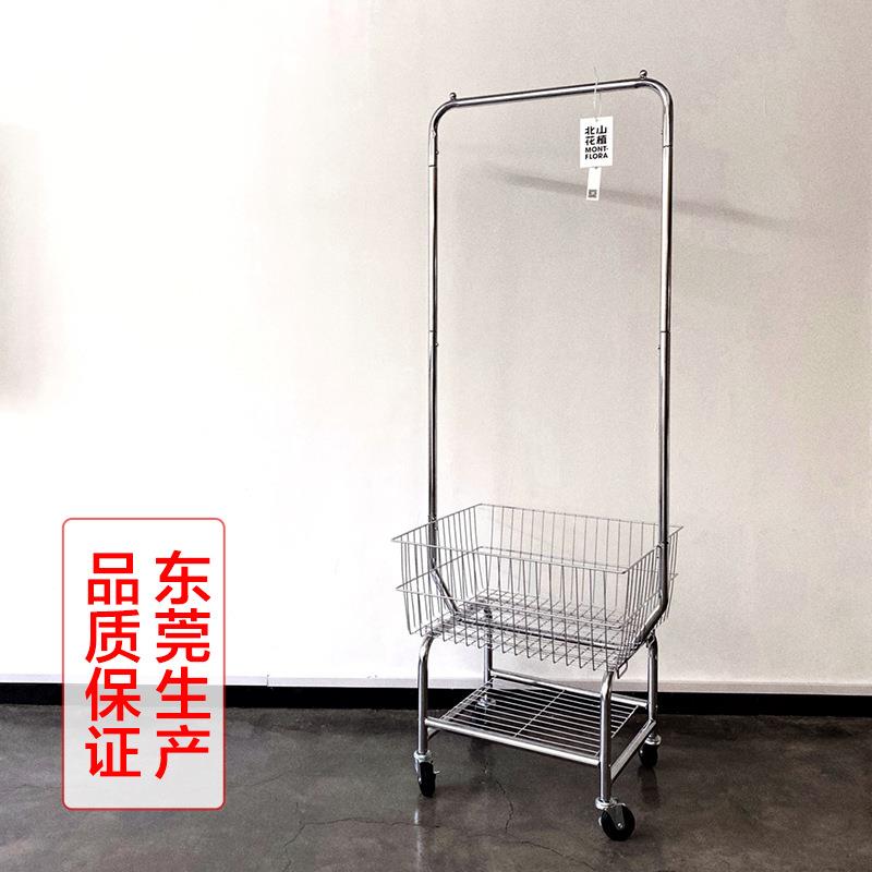 衣架加粗款落地衣室晾挂衣杆移动轻奢隔架纳夜卧收衣603服转角衣