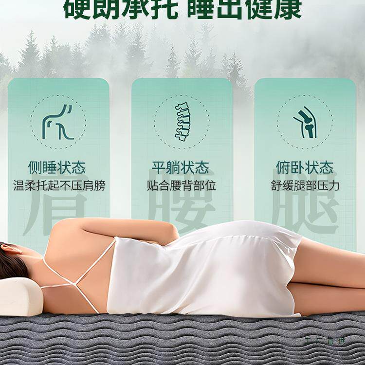 床垫椰棕天然粽榈加硬1公分家用儿童0护乳腰脊双EXQ人薄1米胶5折