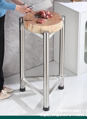 不锈钢三角砧架落架地式厨菜墩架商用加厚砍ODX骨板房菜板收纳置