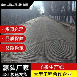 玻纤土工格栅厂家路面自粘土工格栅50KN80KN玻纤格栅EGA土工格栅
