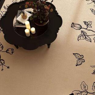 垫美式复高古地毯客LOQ厅端防水可擦免洗沙发茶几地主卧床下脚垫