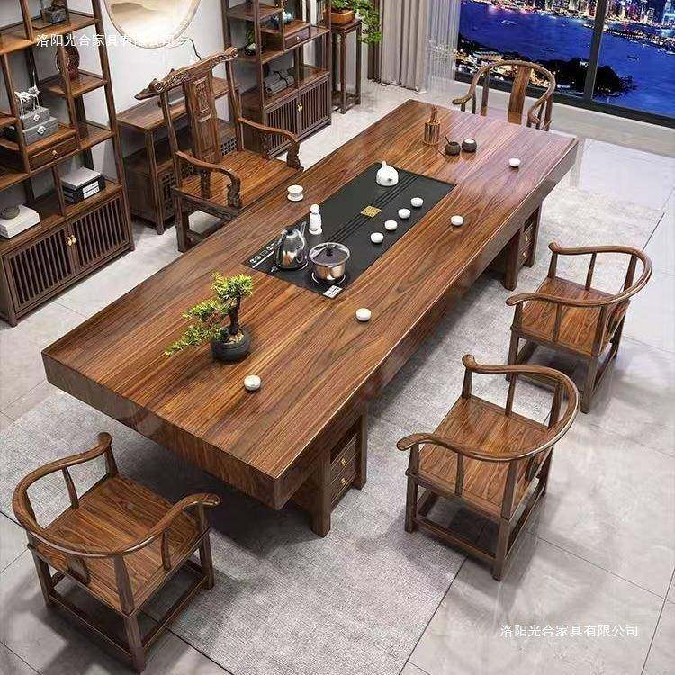 木公大板茶茶桌实桌椅组合中式YGD家用台泡茶办室原木茶几一体一,鲜花速递/花卉仿真/绿植园艺,其它园艺用品,淘宝优惠券,粉丝福利购,淘宝优惠卷