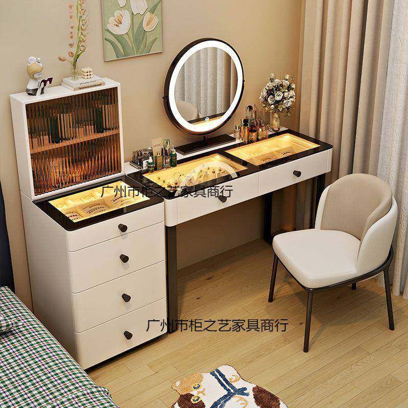 202现5代简约爆款桌奶油风全实55654木梳妆台斗柜收纳一全景氛围,住宅家具,梳妆台/桌,淘宝优惠券,粉丝福利购,淘宝优惠卷