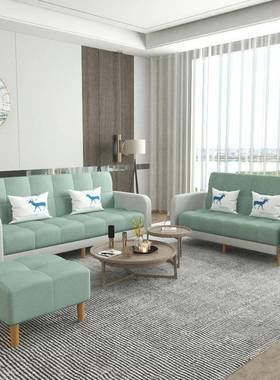 沙发床折两用艺出租房发卧叠室客厅现代简易布可12489折叠床小沙