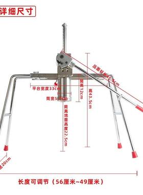 电镀款饸饹机家手用饸WYU烙饹床手动河洛压面机面饸机动饸络机