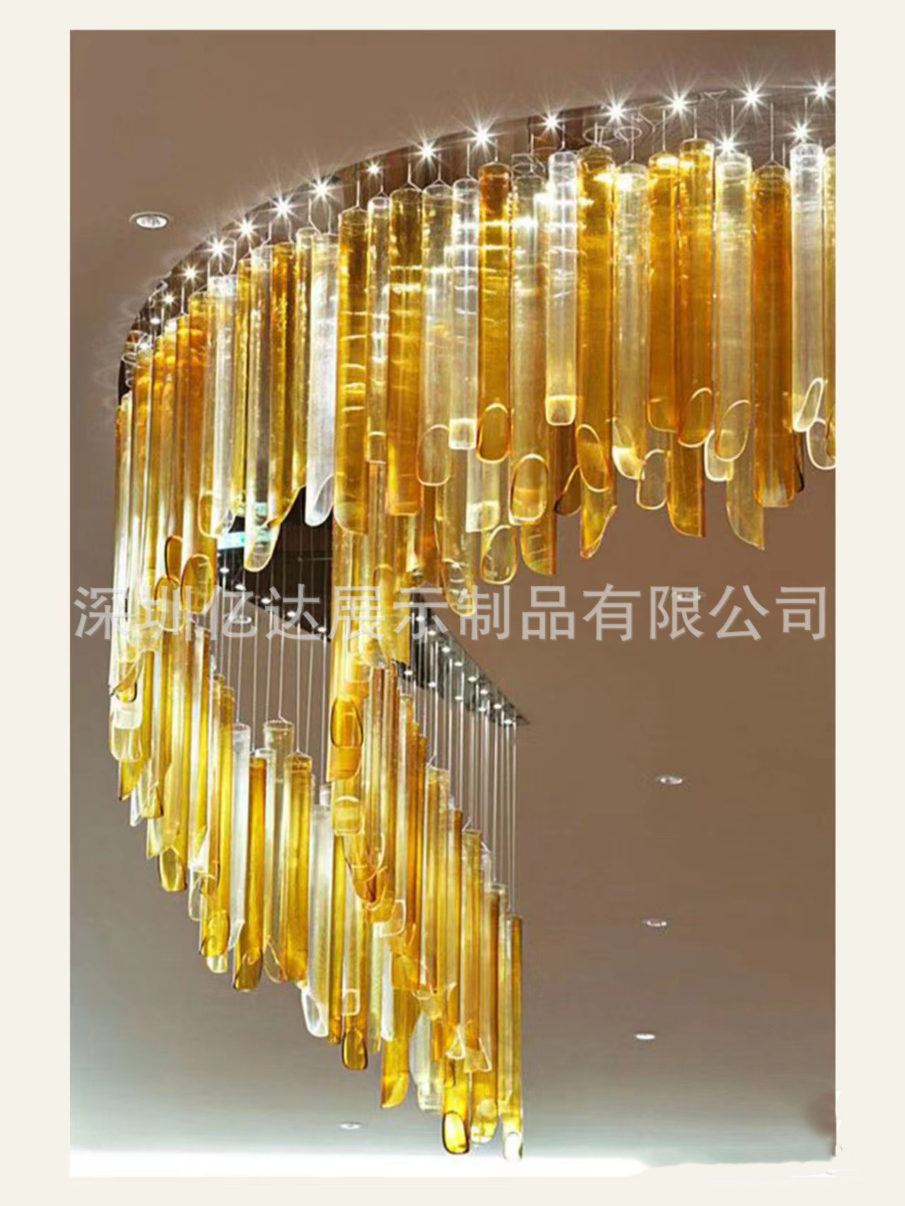 亚克力婚礼吊顶线帘精选