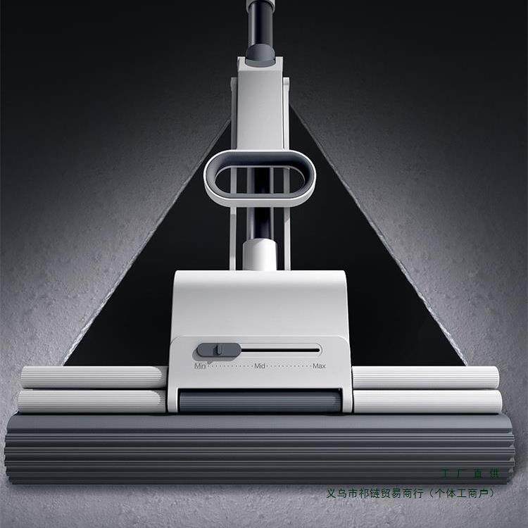 大卫2025新款吸胶水海绵免手洗一懒人家用409棉式把拖拖头拖地拖