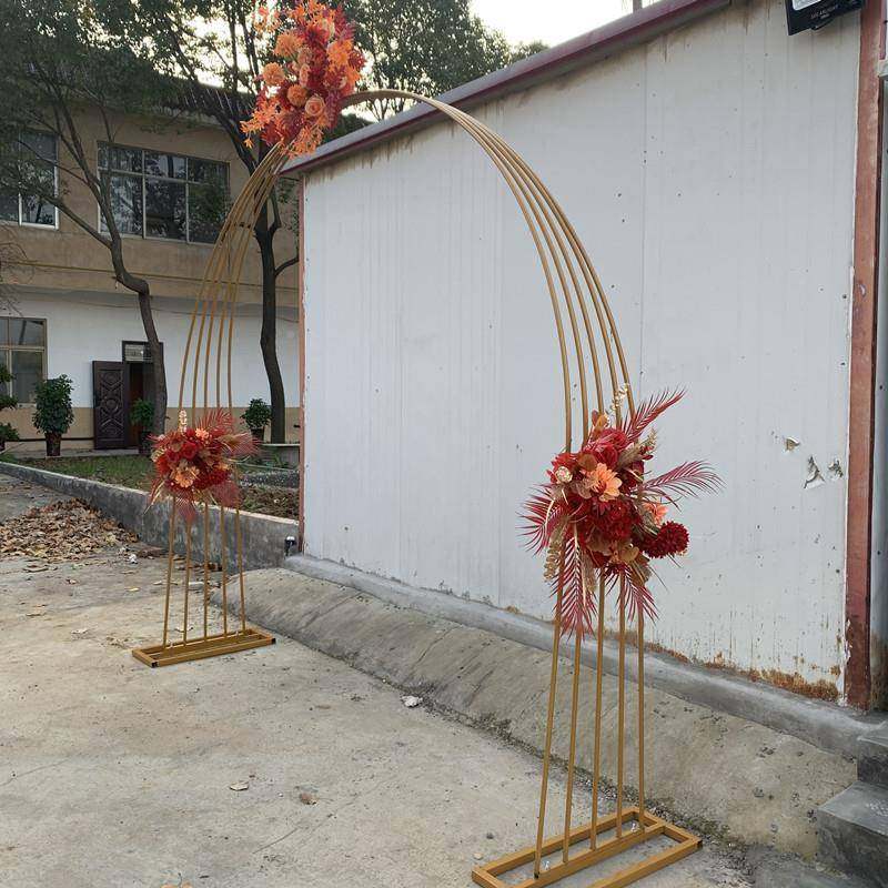 新款铁台艺婚庆中道具婚礼景舞背场景布置装饰式百搭SVE一线牵花