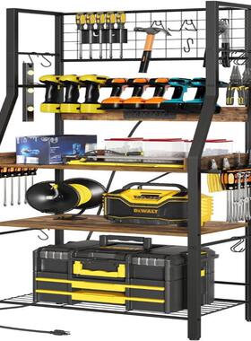 ESC带轮子的花园整工具收纳纳架电动工具收盒工具支架置理储物架