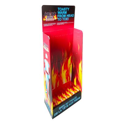 制作超市展示展架商品纸示455展示架钩盒陈挂列架瓦楞纸板