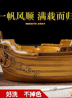 烟LXT缸家新款复古网红大气防摔倒流香办室客公厅带用盖防飞灰灰