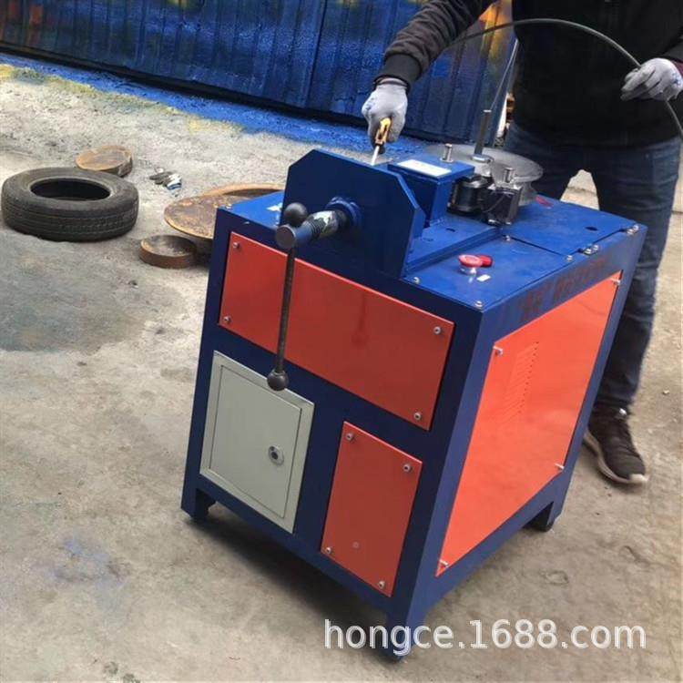 小型电DWG-38型动弯弯管机0一度次成型直角折弯机方管圆管9平台直