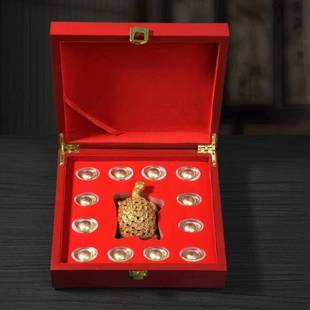 办公风水 060F金件富甲一方钱龟招财纳福贺寿居家装 金元 用宝摆577