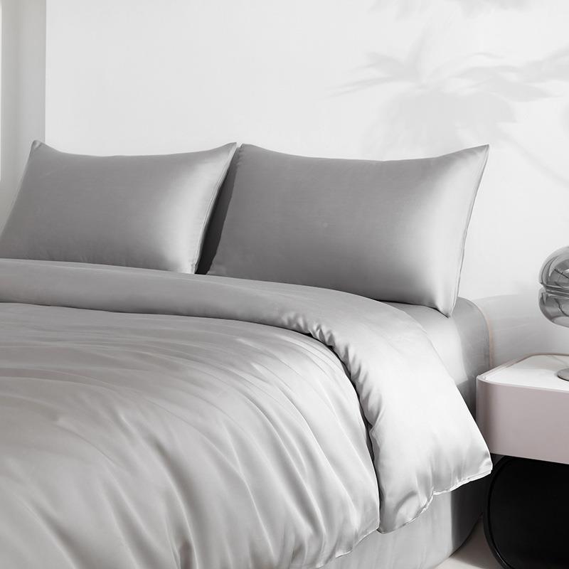 SZZ奥地利纯进口兰精天丝100支件套床笠四款单色床夏季凉感被罩冰