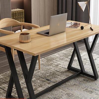 制铁艺烤漆桌腿金属定支桌脚餐台桌腿TNS架台脚办公会餐铁架子桌