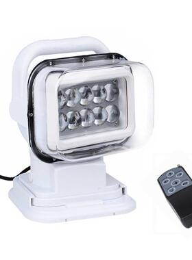 E03LE033DED船3遥控探照灯聚光灯水作灯工白色游艇船头探索LE灯