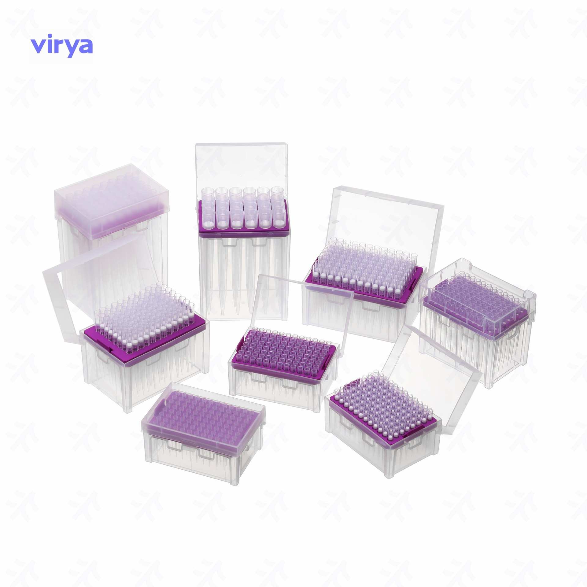 virya 20μL滤芯吸头移液枪枪头  低吸附盒装灭菌 pp材质3262038