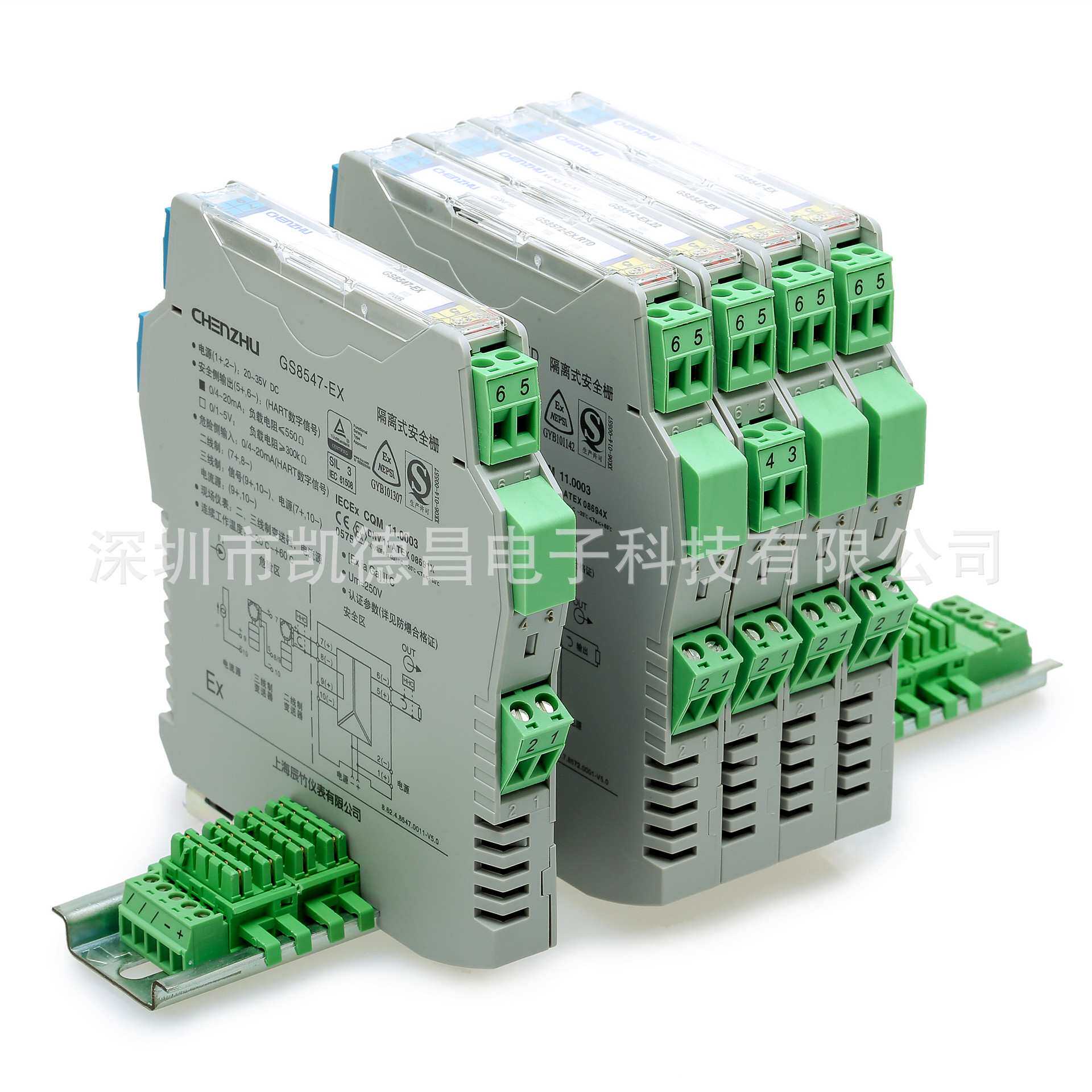 GS5071-EX毫伏信号温度热电偶电阻输入 电阻输出 隔离式安全栅