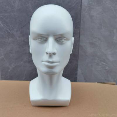 高档抽象艺模特头假发帽子人头模型耳机VR眼睛展道具模示型人术头