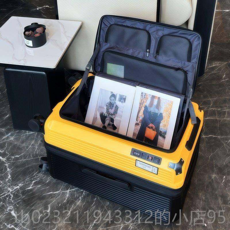 高档防爆五轮3寸结婚陪0扩嫁红色行李箱可容旅行拉杆箱侧 大容开