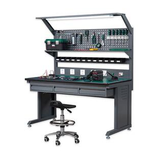 工厂车灯间流水线电26子操作台台屉手机抽维修带检实验防静电工作