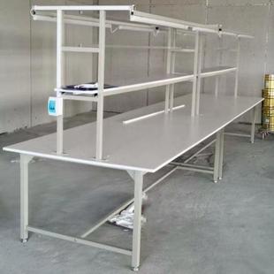 服装 厂查货台检验包子快递台纺织工厂流水工927作 裁剪床桌制衣装