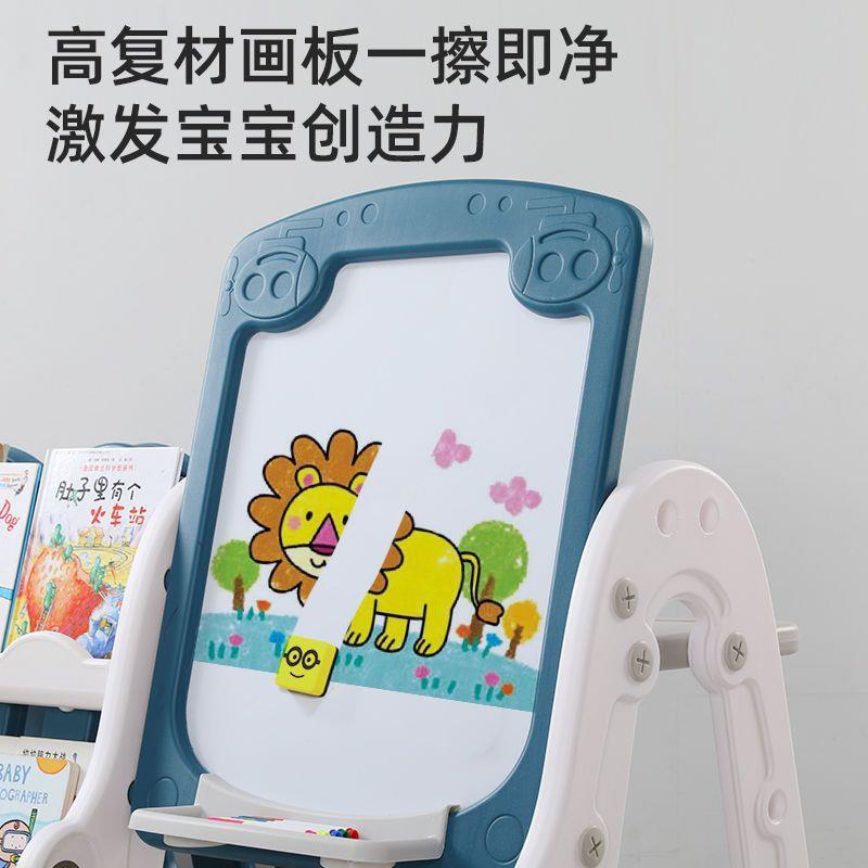 板儿童画画字架式书架家用婴幼DNE儿岁小黑板宝宝支立式写板岁早