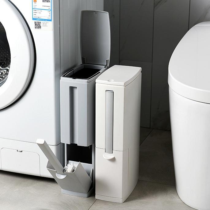 垃桶家用简约卫现代日式长c方形垃圾桶生间窄夹缝垃圾圾桶超窄F96
