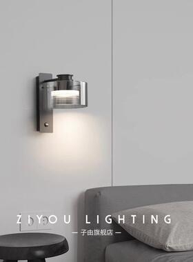 意式极简床头壁现代轻奢新款室高端护眼卧68804阅读灯灯带开黑色