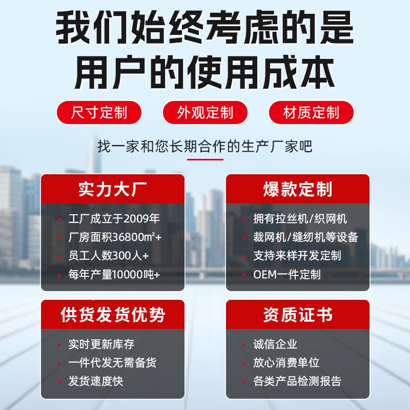 安标网安全防护密目式网防坠落全网工筑地建阻国标网燃防护国立网