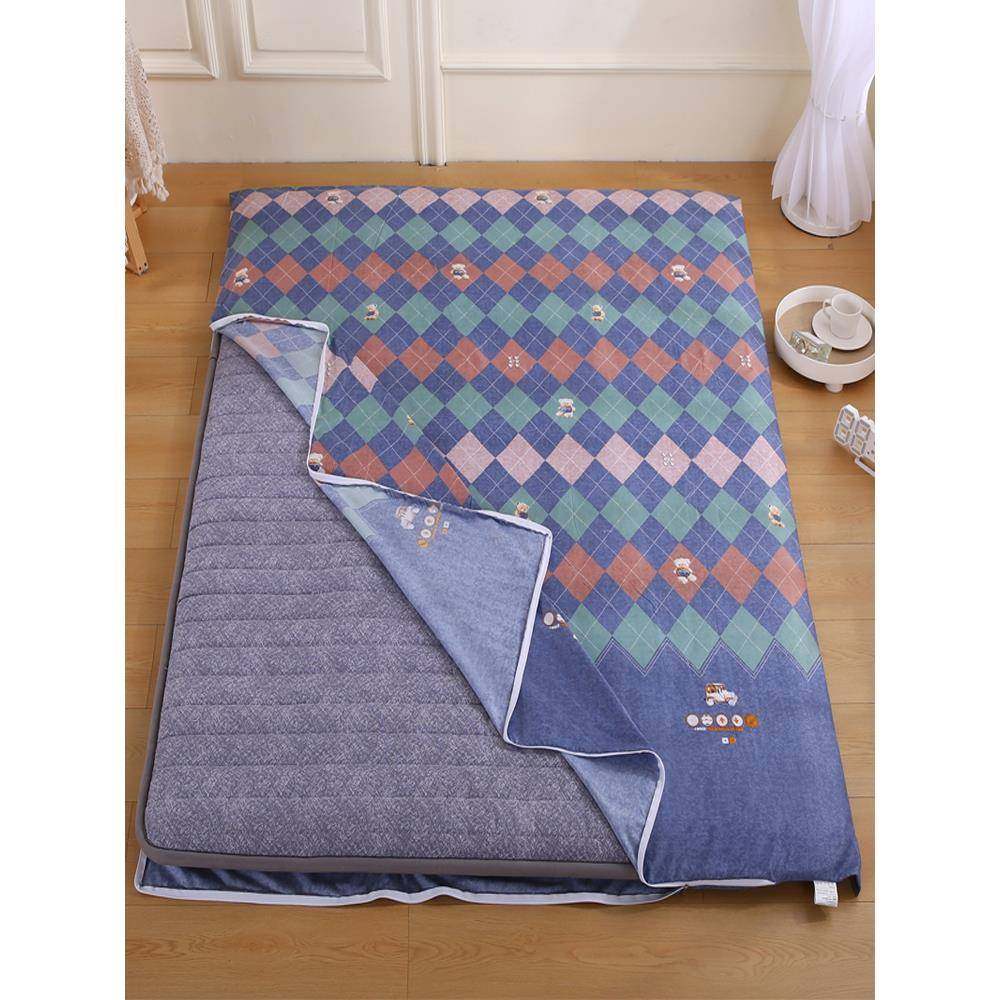 V拆45F759M9T8O双拉链床垫套床罩护套防尘纯棉全罩包围可卸保榻榻