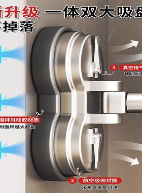 折叠浴帘浴室卫生FID间单墙隐形免隔打孔洗澡干湿分防断水防霉淋